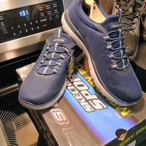 Skechers Men's Blue Athletic Shoes